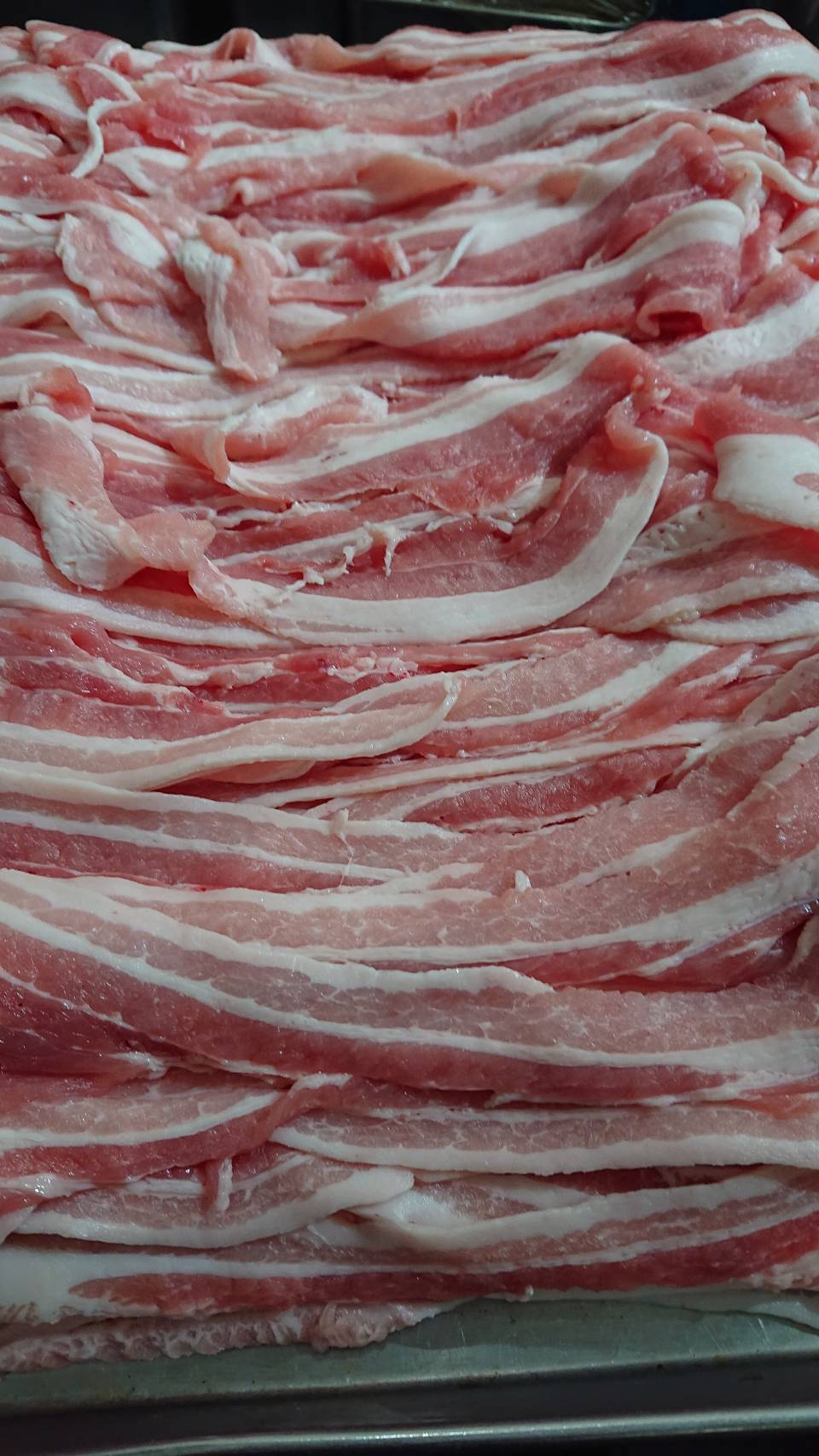 北海道産 放牧豚バラ スライスお試し250g