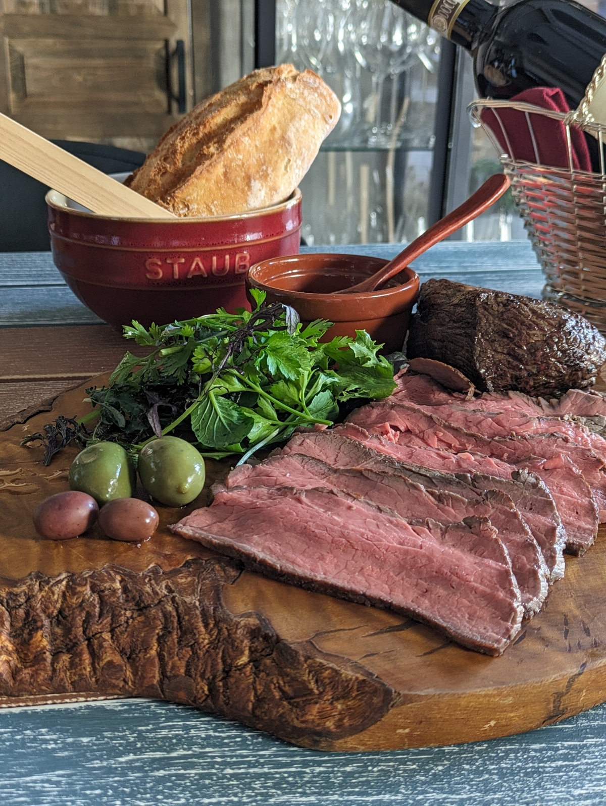 NZ産牧草牛ローストビーフ <BR>ランプ肉<BR>✨病みつきになる美味しさです！