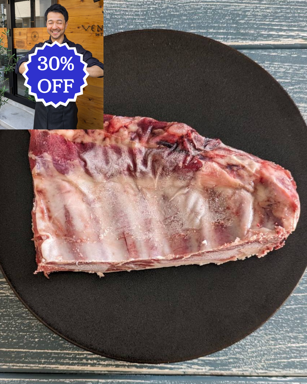 ありがとうSALE🙏<BR>放牧豚スペアリブ<BR>✨️骨付き肉の旨みや豪快さをお楽しみください!<BR>煮込み、ロースト、ポトフなど <BR>料理好きにはたまらないマストアイテム!
