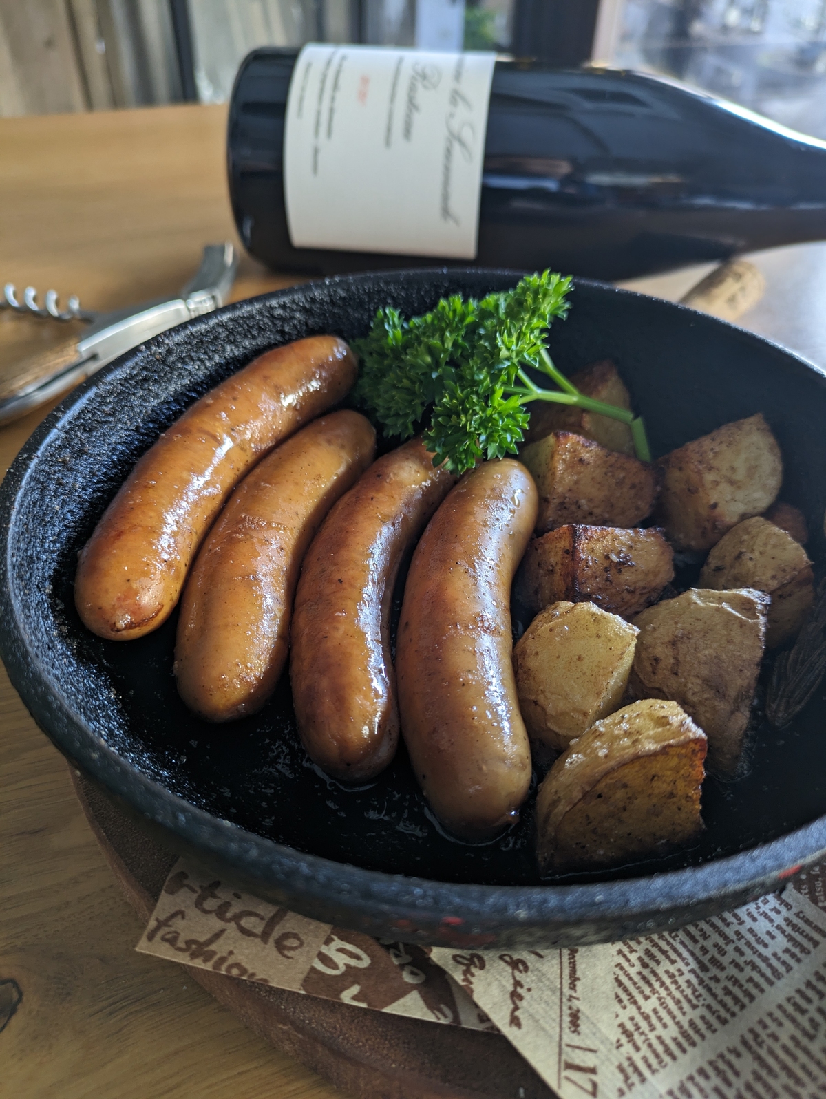 北海道産放牧豚プレーンソーセージ　<BR>１本25g✕４本　温屠体製法<BR>✨無添加で驚きの味と価格！